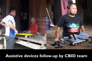 Assistive device follow up by CBID